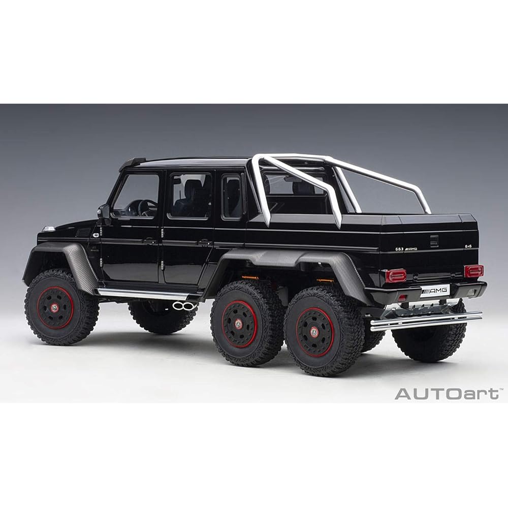 AUTOart 1/18 Mercedes-Benz G63 AMG 6X6 Black Finished Product 76306