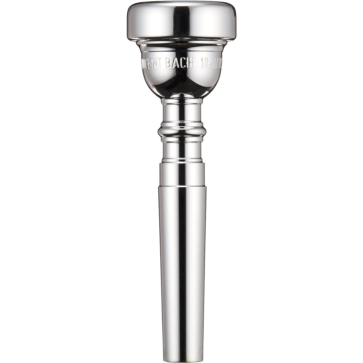 Back trumpet mouthpiece 10 1/2E silver plated finish