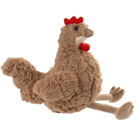 Apricot Ram Toys Stuffed Animal Grey Rooster Plush Soft Cuddly Great for Kids (Grey Rooster, 12 inch)
