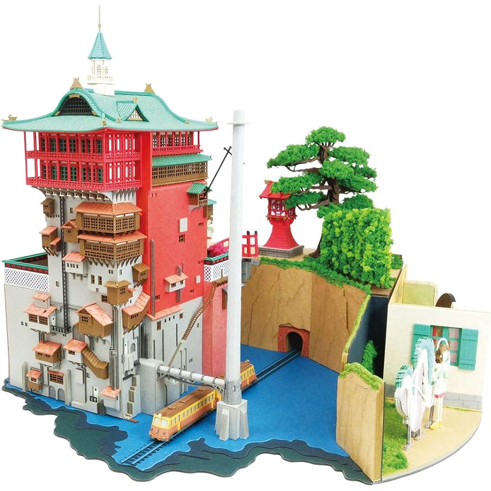 Sankei Studio Ghibli Series Spirited Away Diorama Paper Craft MP07-42