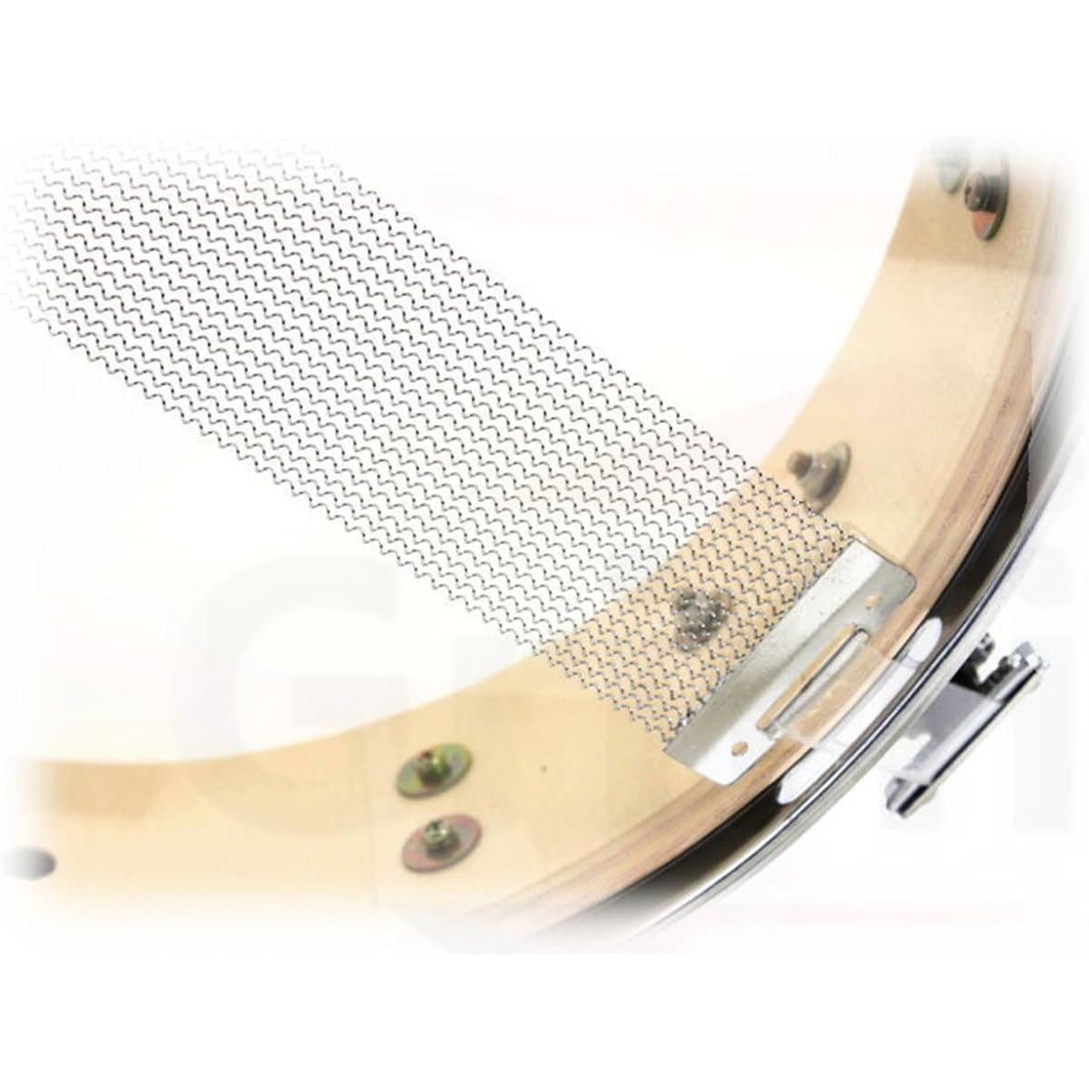 GRIFFIN Piccolo Snare Drum 13" x 3.5" | 100% Poplar Wood Shell Black PVC & White Coated Drum Head | Drummer Acoustic Marching Kit Percussion Instrument with Snare Strainer Throw Offset