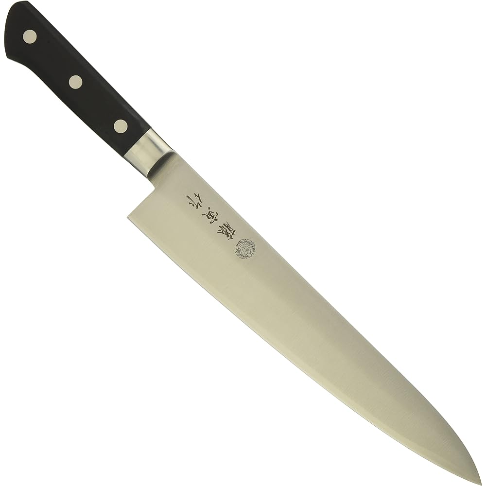 Fujitora Gyuto 300mm Made in Japan Cobalt Alloy Steel Double Edge Chef Knife that can be used not only for meat cutting but also for cooking fish and vegetables DP Cobal Alloy Steel Split with Base FU-811