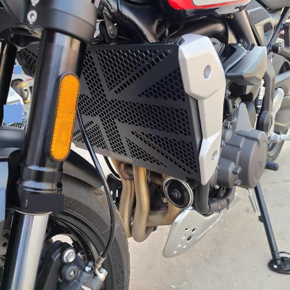 Radiator Grille Guard Shield Motorcycle Accessories Black Trident 660 2021 Radiator Grille Guard Cover Protector