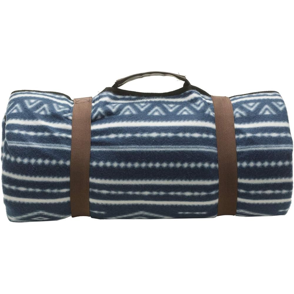 BUNDOK Picnic Sheet 150cm Native Pattern <Navy/White> BD-533 [For 2-3 People] Leisure