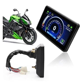 LED Indicator Odometer Motorcycle Accessories12V Motorcycle Meter Modified Digital LCD Display Gauge Speedometer Odometer Tachometer