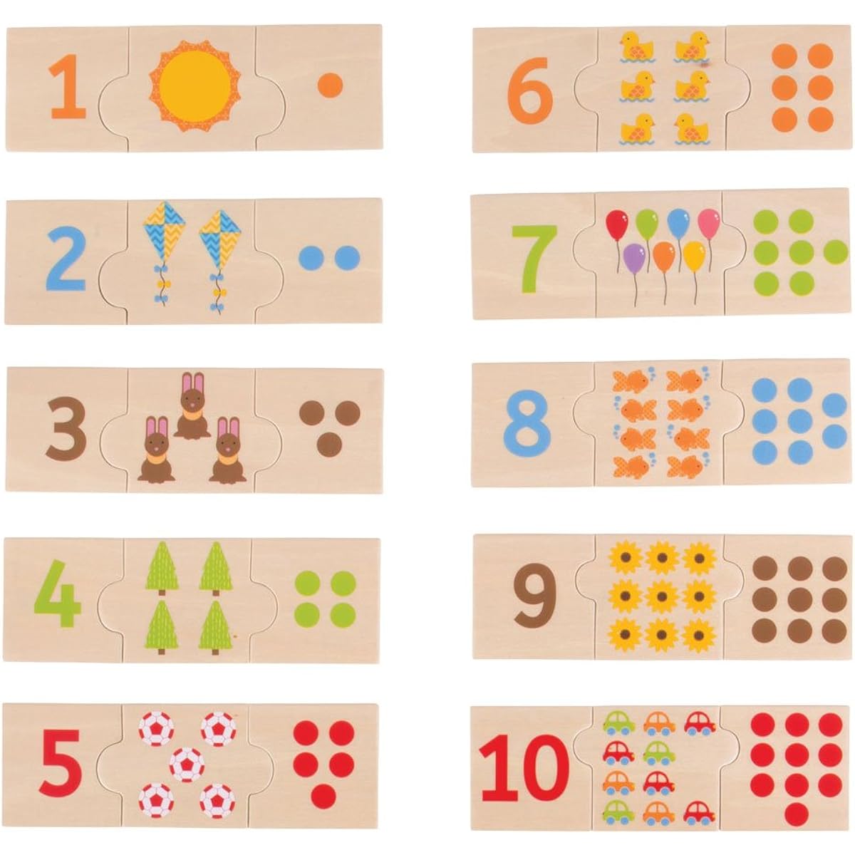 Bigjigs Toys Puzzle Pieces Numbers