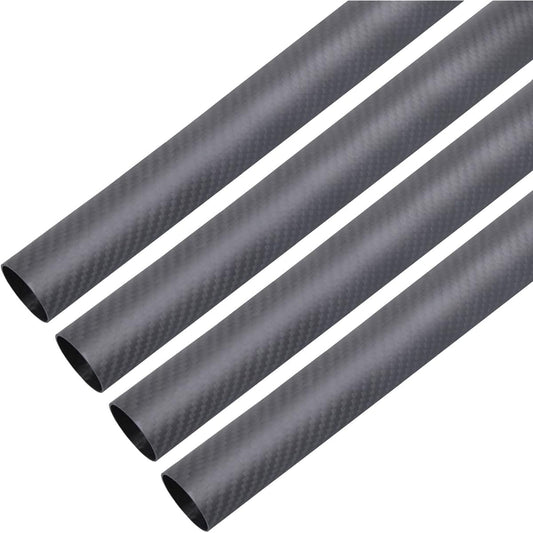ARRIS 420mm 16mm x 18mm x 420mm Carbon Fiber Tube Matte Surface 3K Roll Wrap 100% Pure for Quadcopter Multicopter (4 Pieces)
