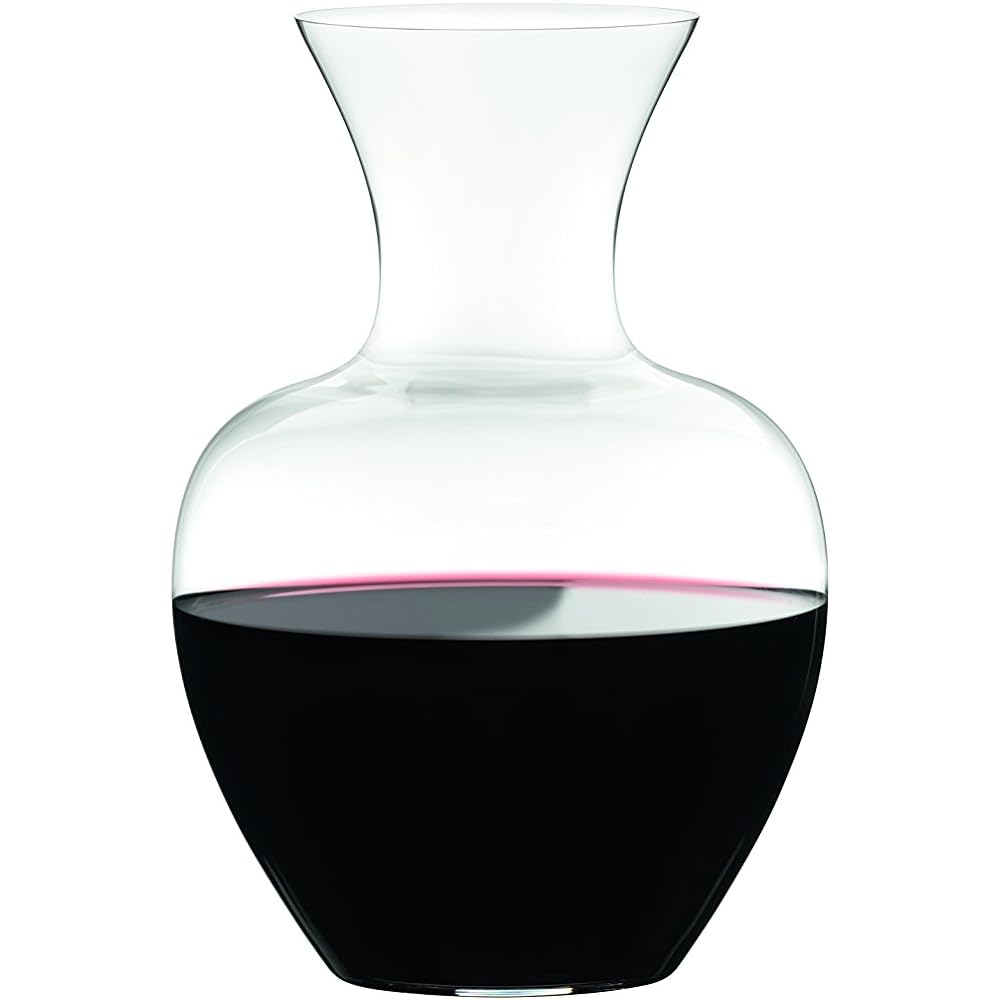 Riedel [Genuine Product] Red Wine Glass + Decanter Overture Magnum 350ml 6 pieces + Decanter Apple 1500ml 1 piece 5408/35