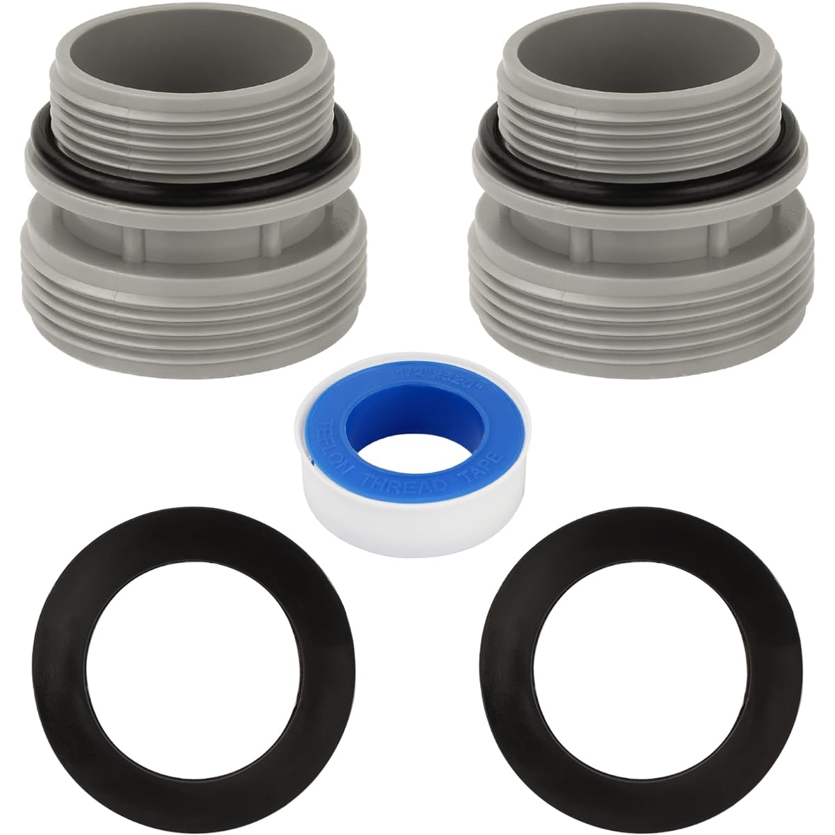 PalpitateC 4560 Pool Hose Conversion Kit Intex Pool Filter Pump Hose Adapter Compatible with Intex Pool 40mm to 1 1/2 Inch Conversion Kit