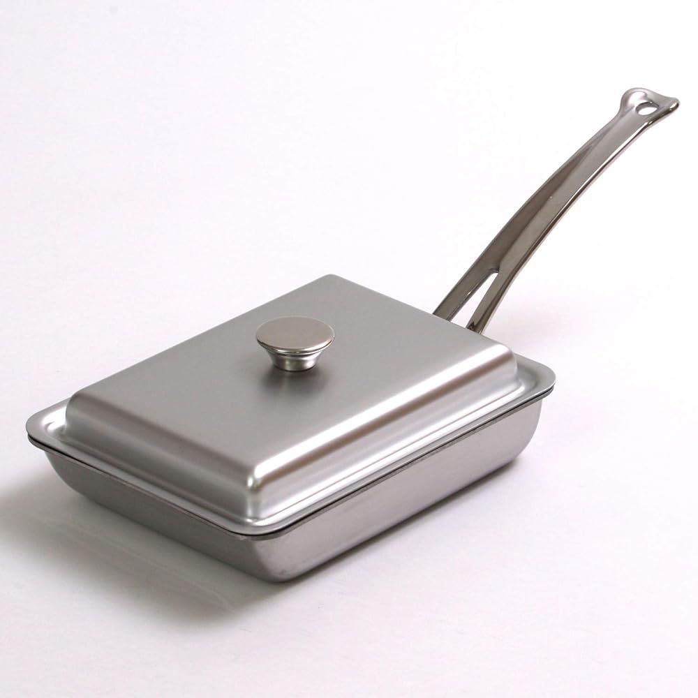 Nakao Aluminum Manufacturing Egg Cooker Queen Pan Compatible with All Heat Sources IHQP-5 Silver