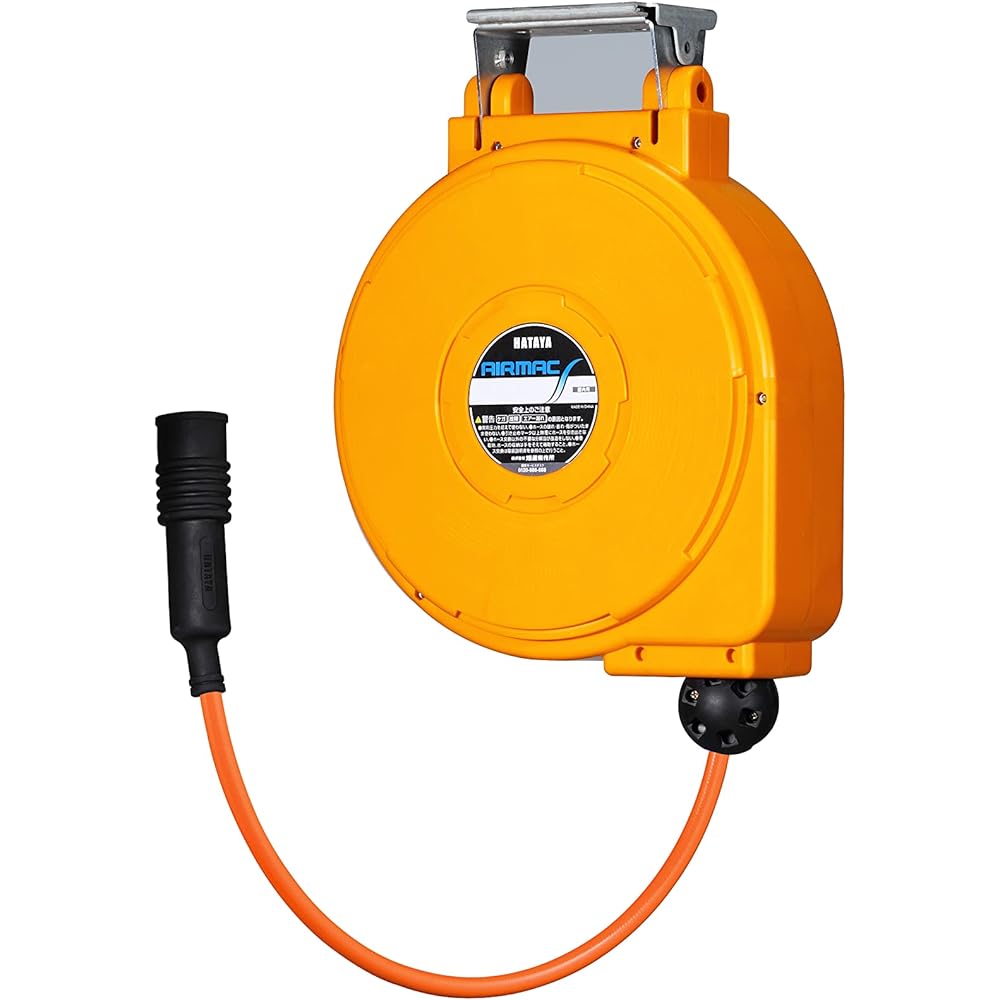 Hataya Airmac C (attachable automatic take-up reel) Gray ACU-102-G Hose specifications Inner diameter 6.5mm x Outer diameter 10mm Hose length 10m