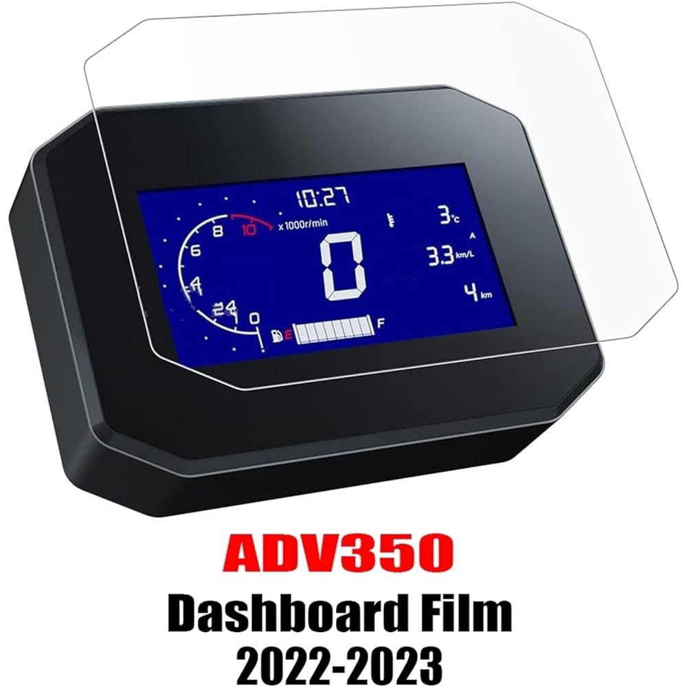 Fits for Honda ADV350 2022-2023 Motorcycle Dashboard Screen Protector Adv350 Screen Scratch-Resistant Protective Film Protector Instrument (Color : 2SE)