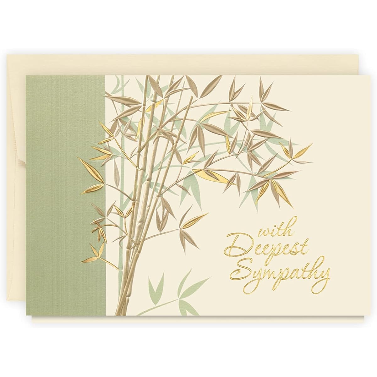 The Gallery Collection - (5) Deepest Sympathy Garden Cards with Pearl Lined Envelopes