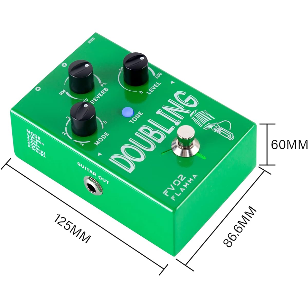 FLAMMA FV02 Vocal Effects Processor Reverb Chorus Effect Support Multiple Vocal Modes with 48V Phantom Power