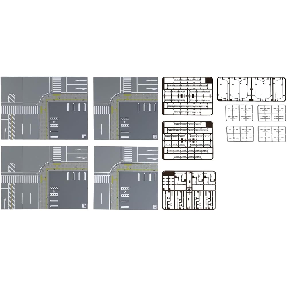 KATO N Gauge Unitram Expansion Set Street Corner 40-823 Railway Model Supplies