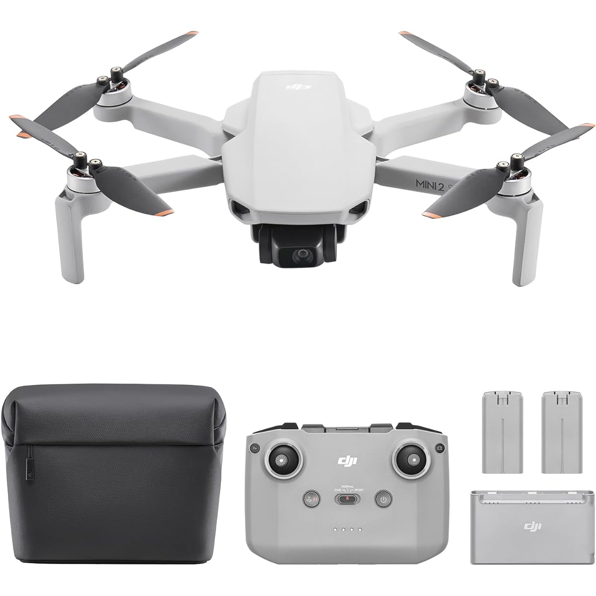I Drone Mini 2 SE Fly More Combo MINI2SE Lightweight foldable mini camera drone with 2.7K video recording Remote control Gray Intelligent mode Maximum transmission distance 10km (Japan: 6km) Flight time 31 minutes Less than 249g Easy to use Extra battery
