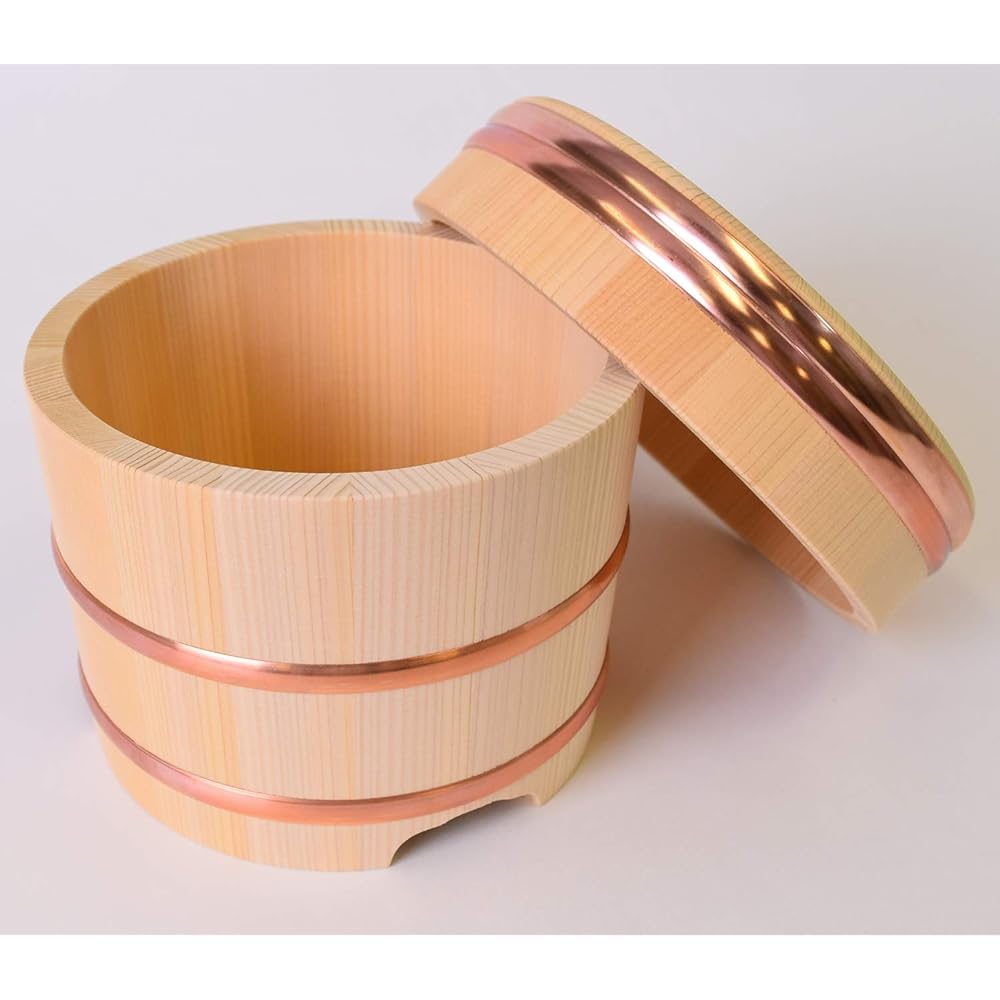 Kiso Crafts Ohitsu Edo type Made in Japan Wooden Sawara 3 cups