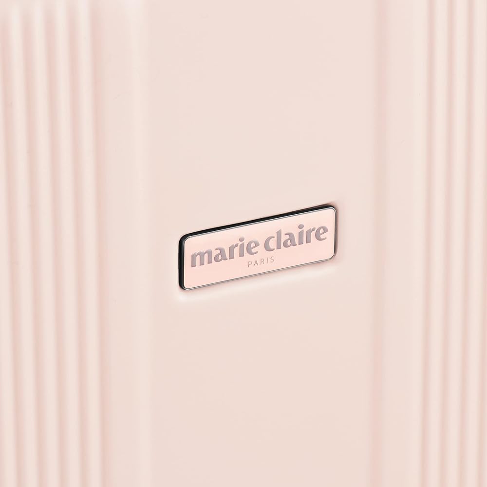 [Marie Claire Paris] Suitcase Pastel color travel suitcase capricious Expansion feature Large capacity Lightweight Twin wheel casters Approximately 45-50L