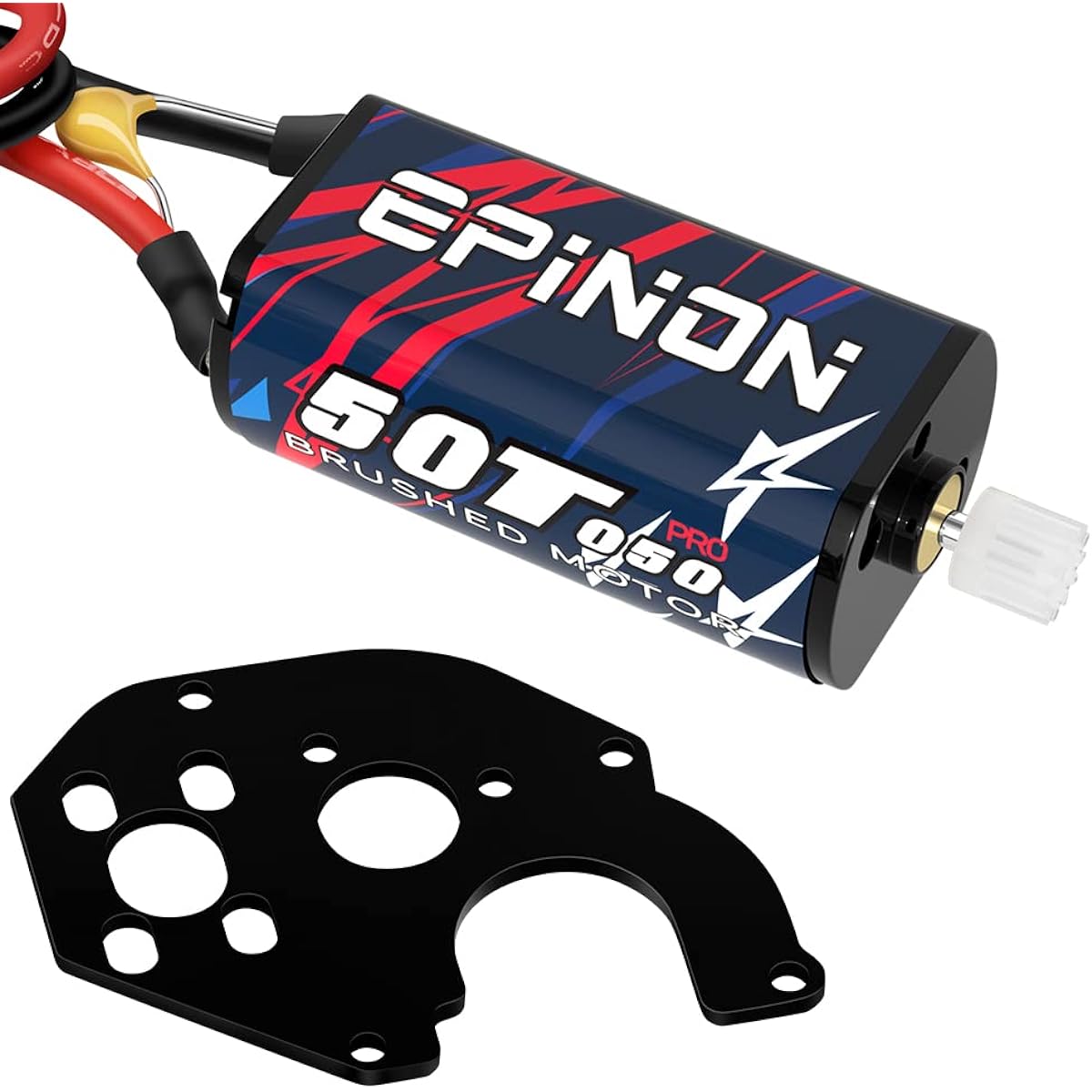 EPINON 050 50T Brushed Motor with Metal Mount AXIAL SCX24 Motor Bronco C10 JLU Gladiator Deadbolt B17 1/24 Axial SCX24 Upgrade Parts