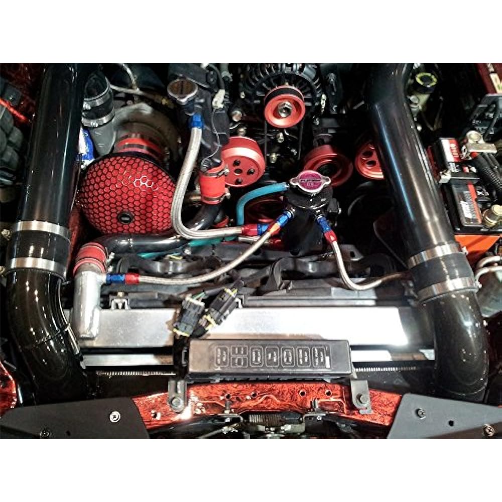 Autobahn88 Synthetic Rubber Hose High Tensile Stainless Steel Braid (Double Layer) Compatible with Liquids: Oil, Water, Coolant, Methanol Silver (12AN, 2 feet)