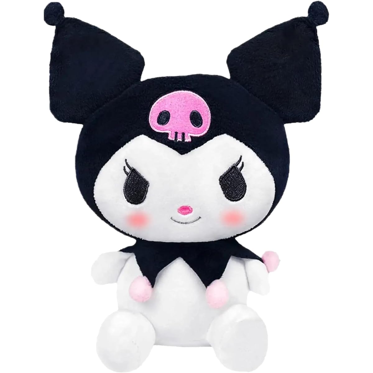 Veakeqe Cute My Melody Plush Toy My Melody Stuffed Animal Toy for Fans Kids Girls Birthday (B)