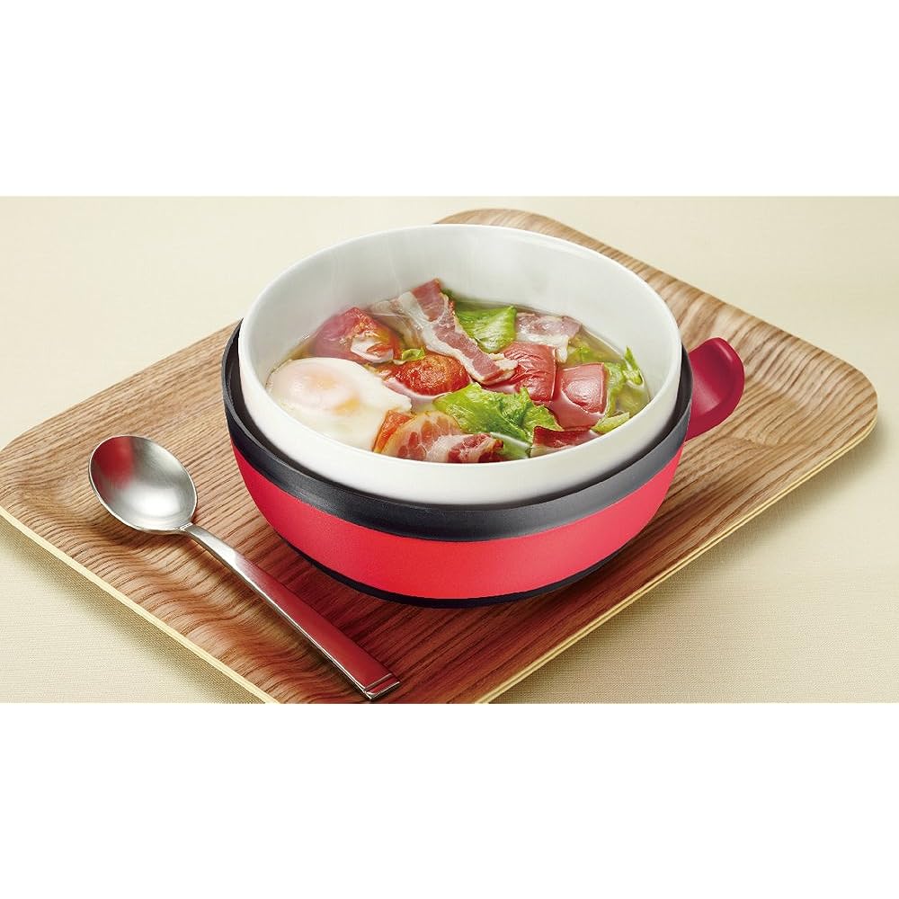 Tefal Microwave Cookware Quick Bowl Brown & Red Kitchen Tool [Channel Limited] K21501