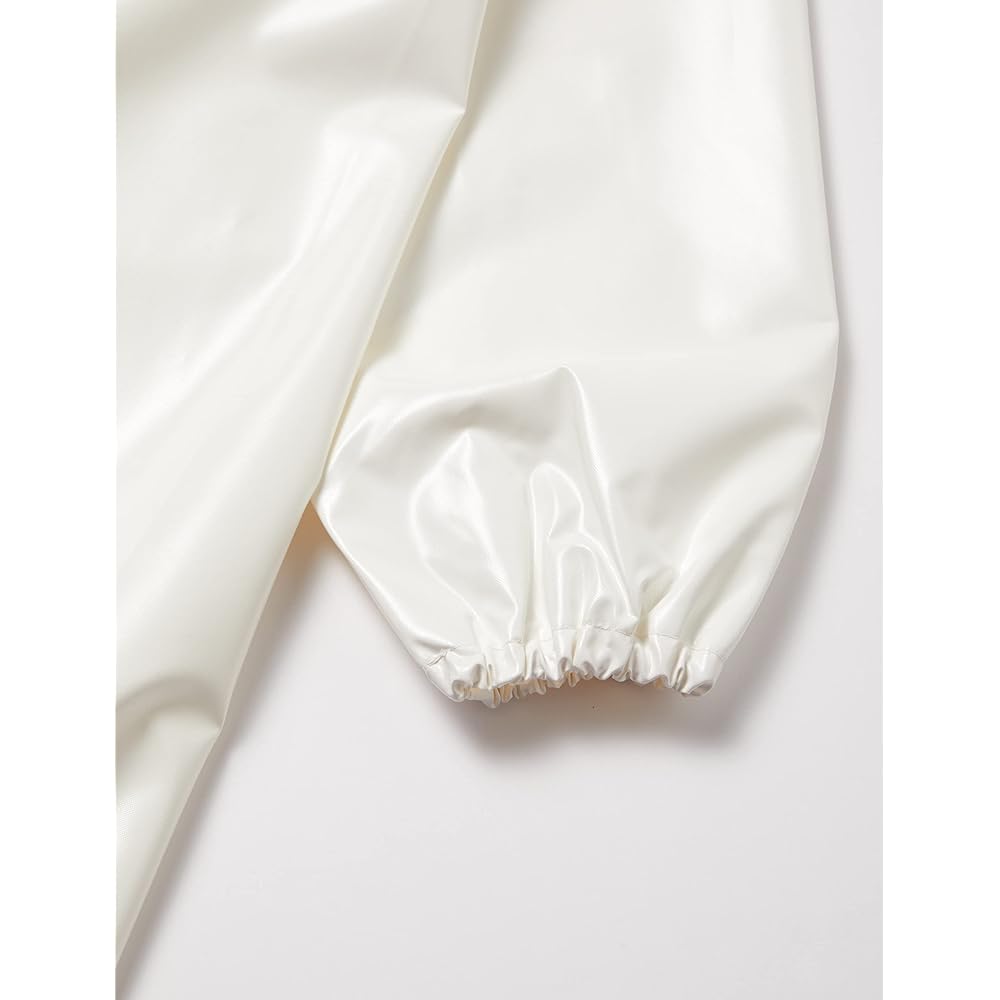 Koshin Rubber Apron White M Waterproof Oil Resistant Stain Resistant Blood Resistant Neo Fresh Kappou (with Sleeves) G0477FY