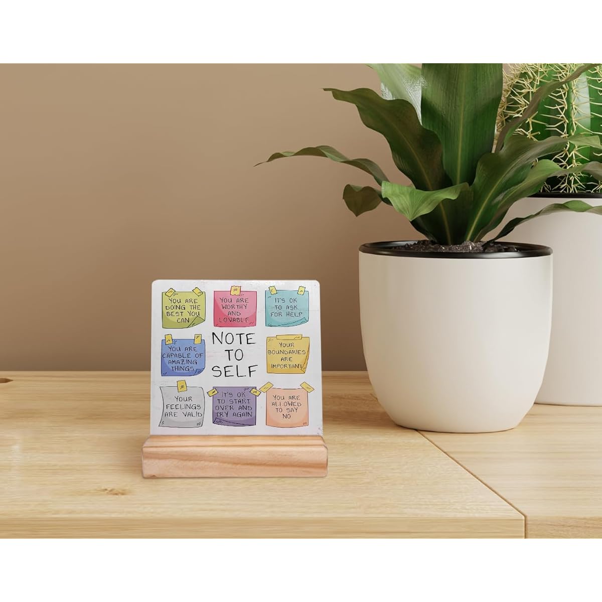 146-XQ-WSP-Inspirational Wooden Stand Plaque