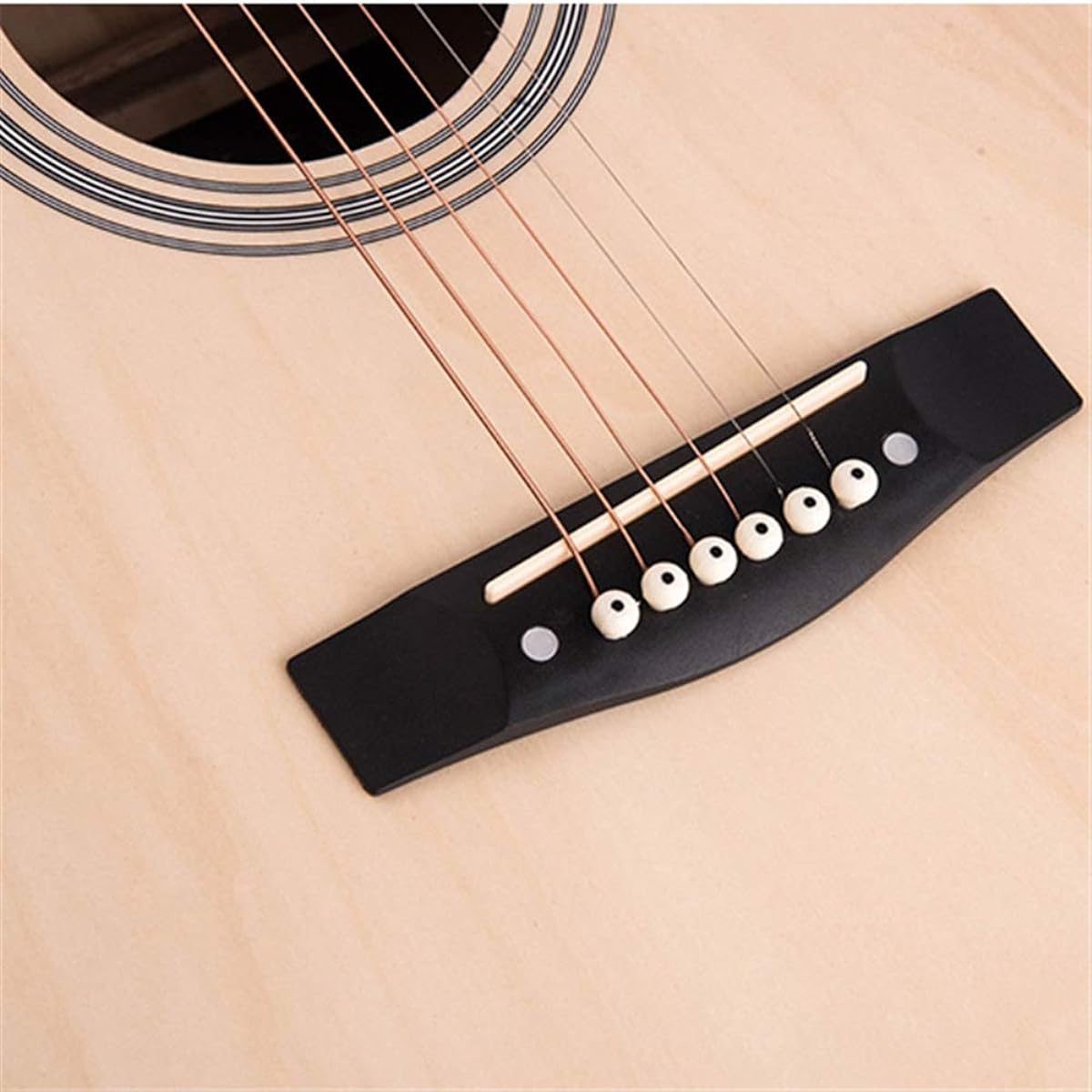 Beginner Practice Guitar, Beginner Guitar Student, Beginner Guitar Entry Piano Folk Acoustic Guitar, Elementary School Student, Adult, Beginner Guitar (Color: A, Size: 38 inches)
