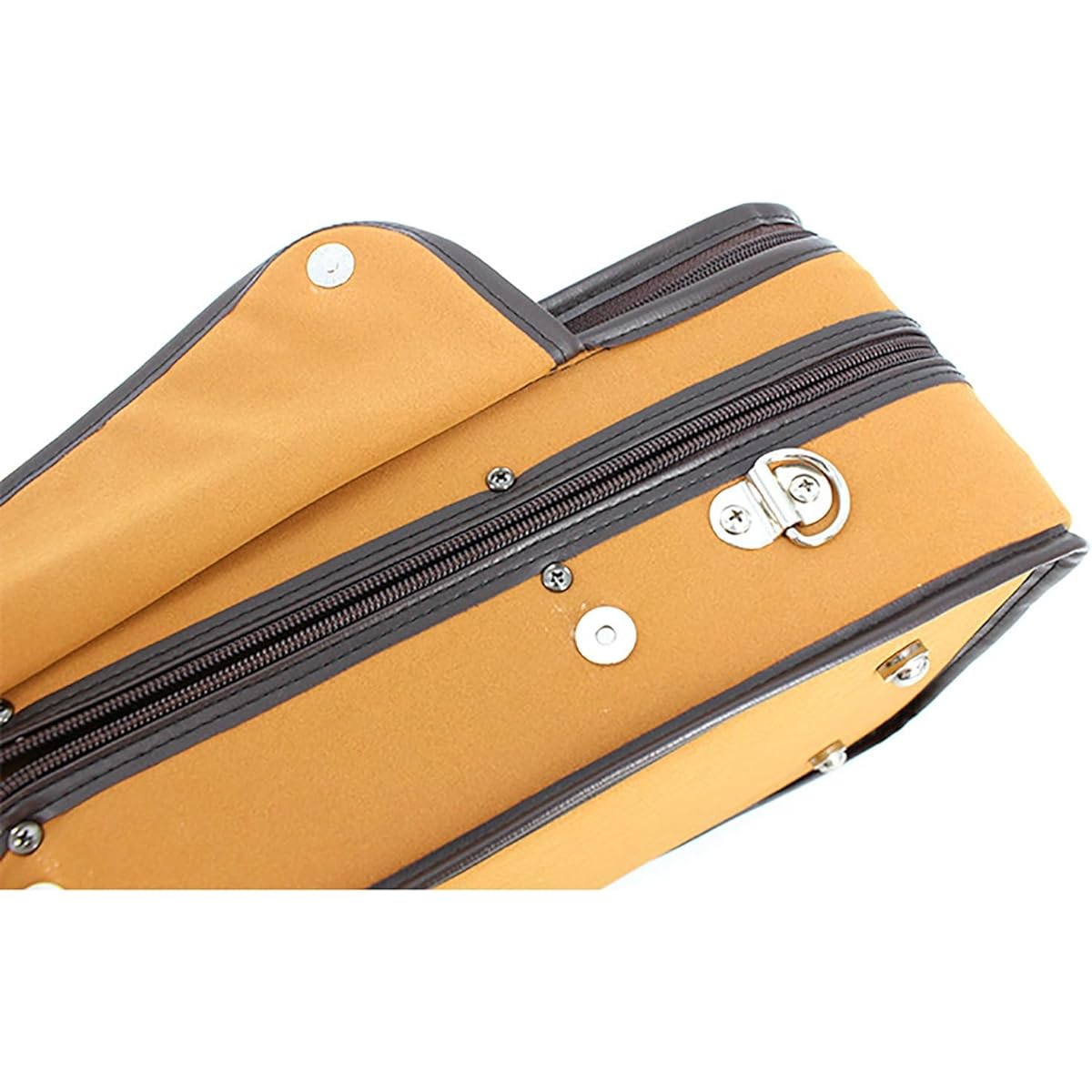 Violin Case Wooden Case Embossed Velvet Lining Oxford Cloth with Moisture Meter Wooden Case