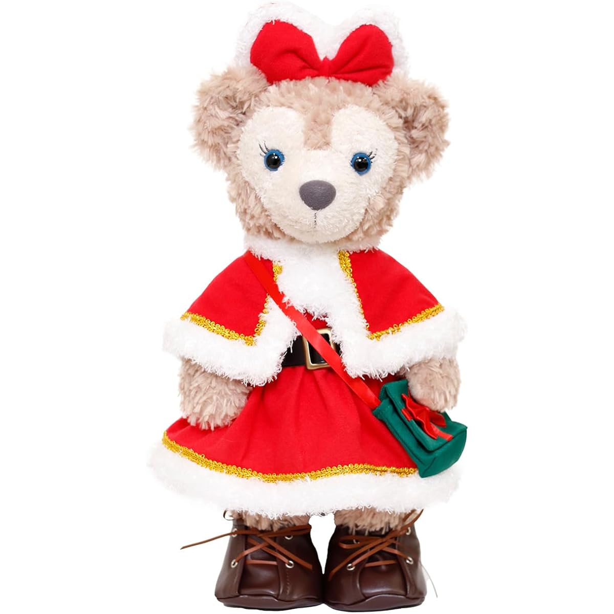 Christmas costume with cape for ShellieMay, clothes only, plush toy sold separately [original, handmade], red, Santa, clothes for small plush toys, Christmas, present, gift, original design, Duffy goods