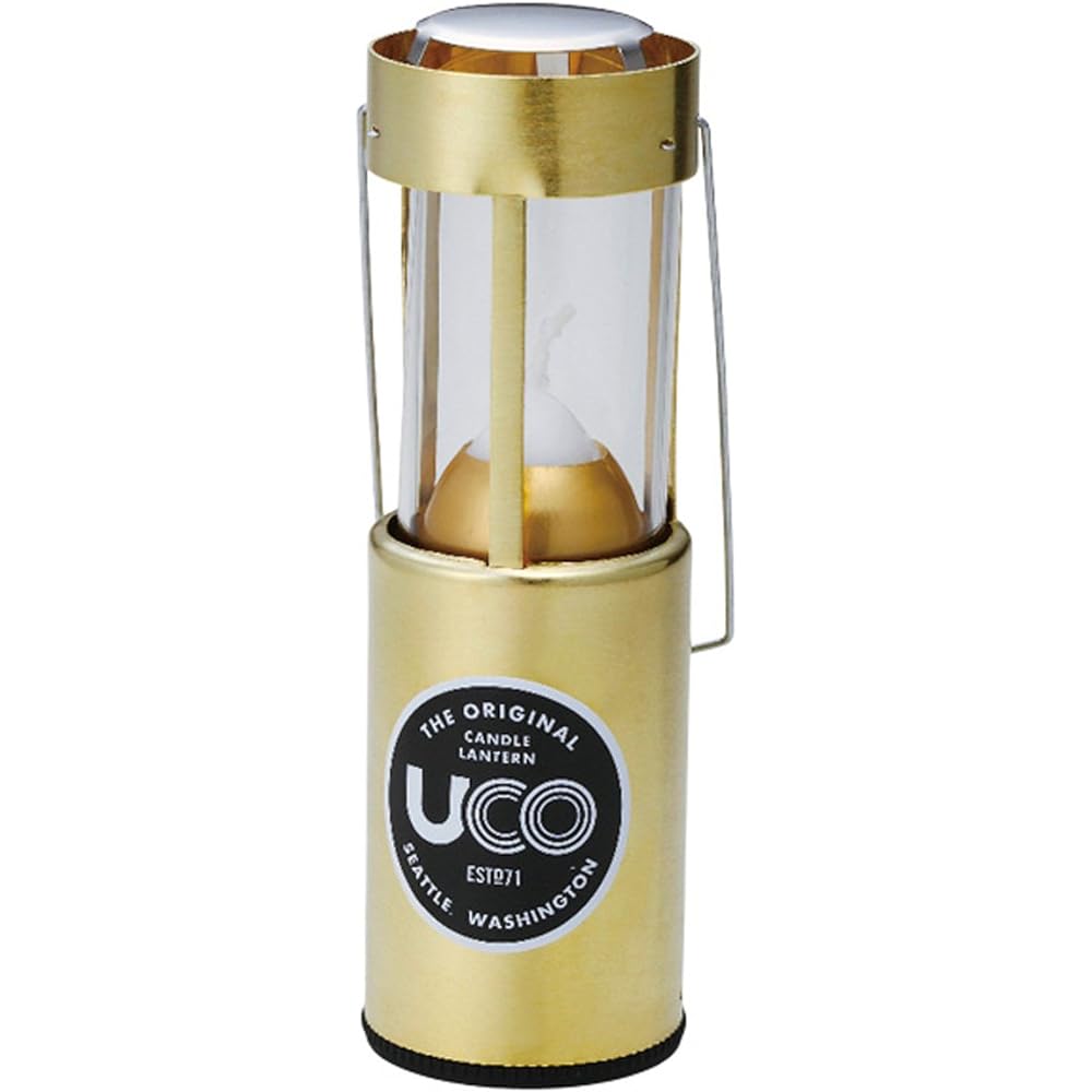 UCO Outdoor Camping Candle Lantern [Brass] [Genuine Japanese Product] 24350