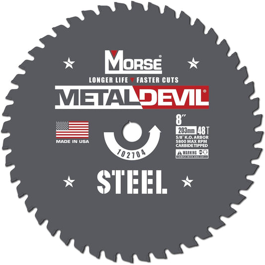 MK Morse CIRC Blade 8inch 48T ST