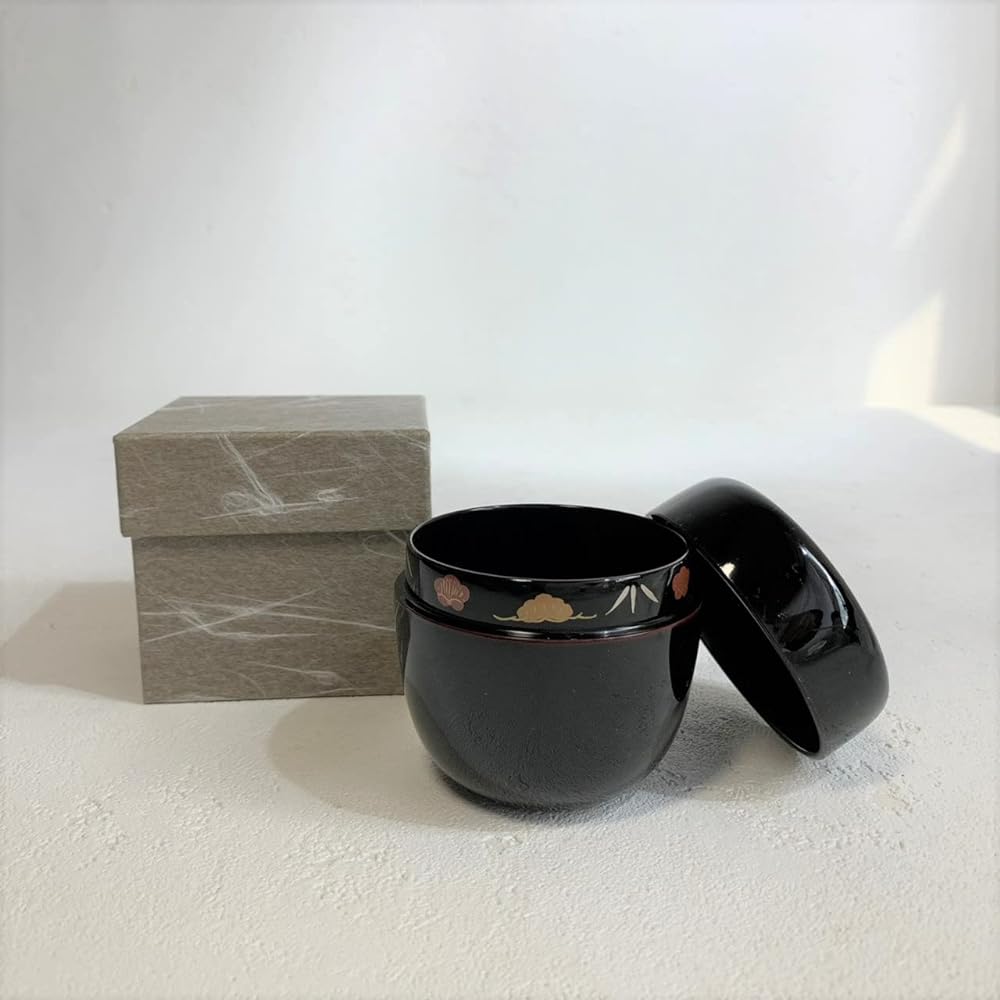Nomura Lacquerware Store Echizen-nuri Shochiku-bai Medium Natsume Tame 11-174051