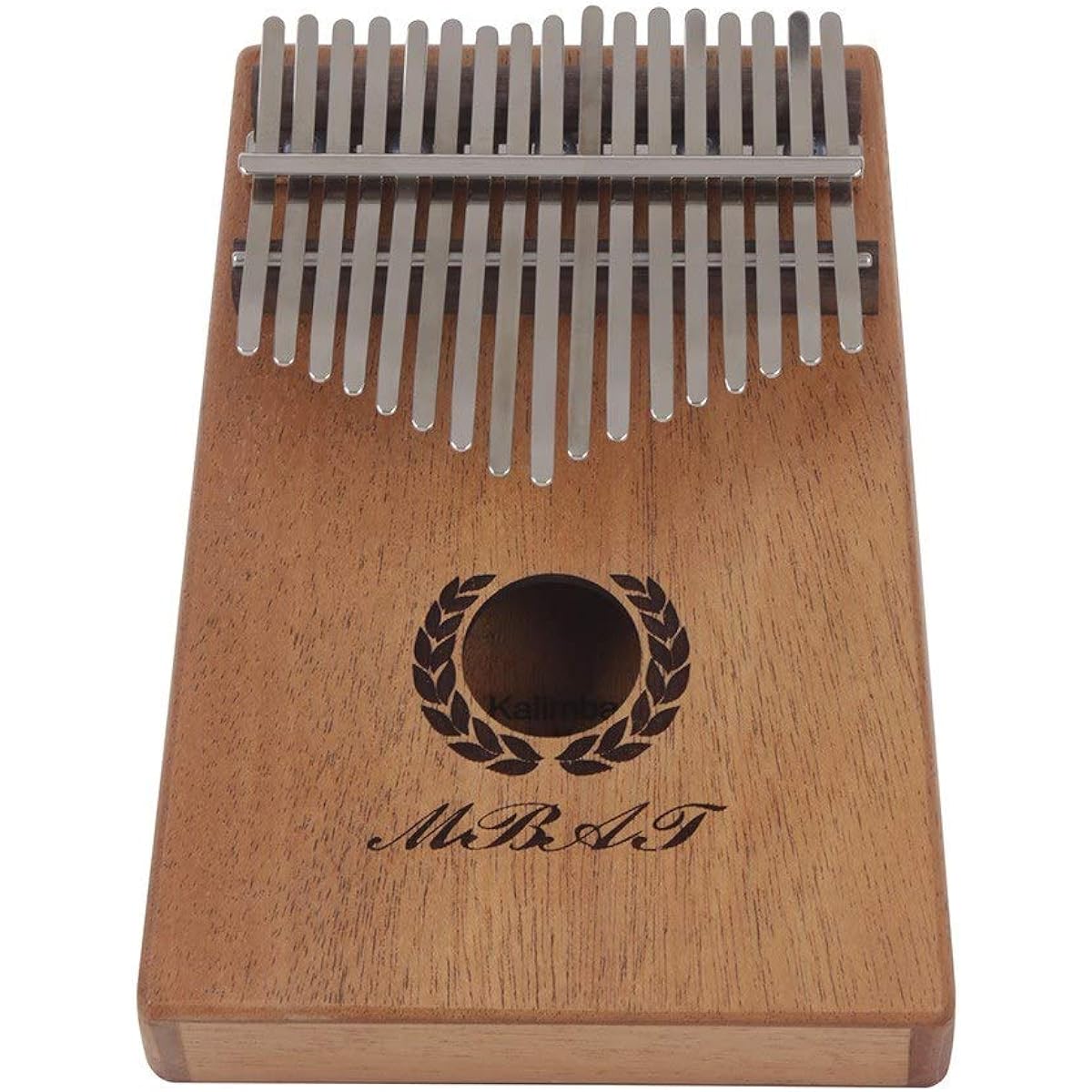 Thumb Piano Portable 17 Keys Kalimba Thumb Piano Mbira Mahogany Wood Storage Case Carry Bag with Stickers African Musical Instrument