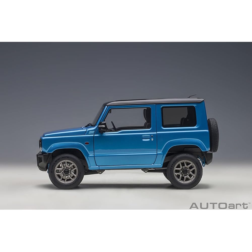 AUTOart 1/18 Suzuki Jimny (JB64) Blue Metallic/Black Roof Finished Product 78502