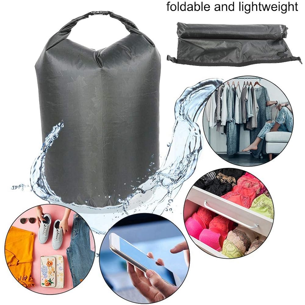 Dry Bag Waterproof Dry Pack Large Capacity Portable Durable Multifunctional Lightweight Carrying Outdoor Fishing Swimming First Aid 8L/40L/70L For Swimming/Camping/Floating/Drifting (70L)
