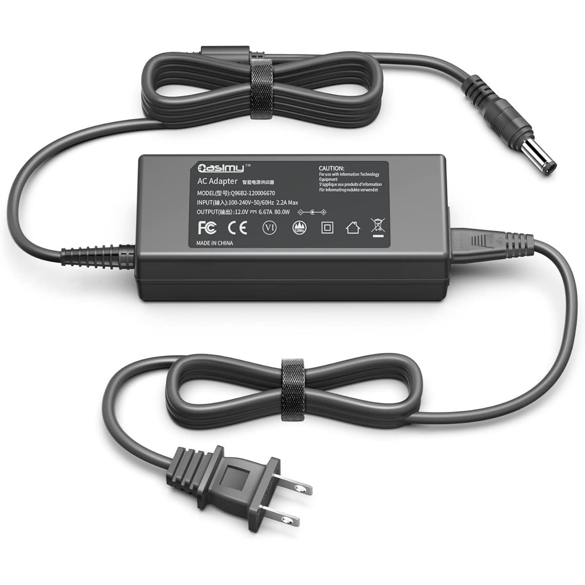 CASIMY 12V AC Adapter Data Robotics Drobo DRO4D-D DR04D-D DR04D-U DRO4D-U DRO4DD DR04DD DR04DU DRO4DU 2nd Generation Beyond Raid 4Bay 2nd Generation Storage Array Distribution Data CP1230 Power Supply
