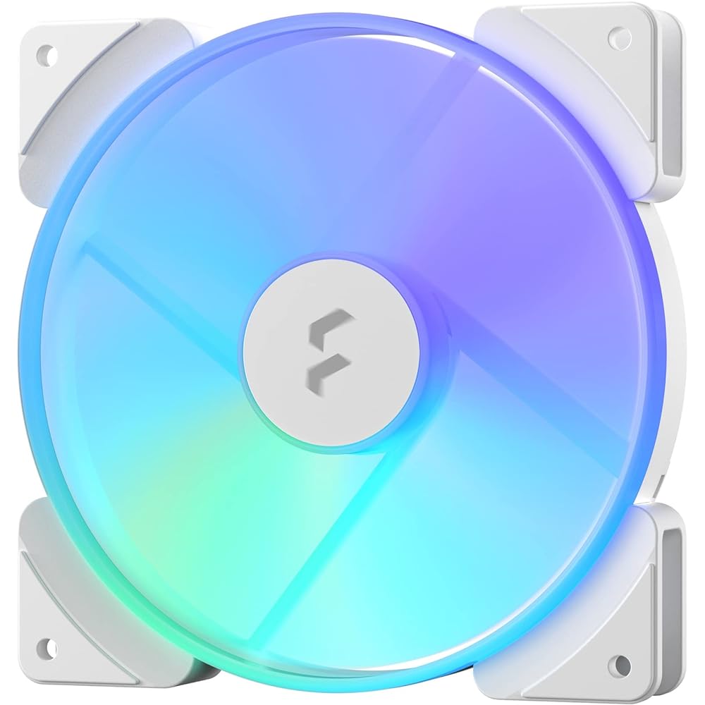 Fractal Design Prisma AL-14 PWM RGB White 140mm ARGB Compatible PC Case Fan FD-FAN-PRI-AL14-PWM-WT FN1751