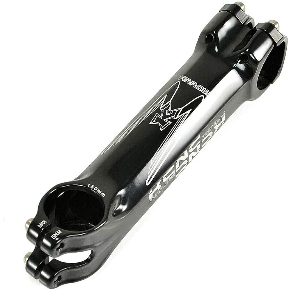 KCNC ARROW 7050 Alloy Stem, 31.8x150mm, Black (High Polish), KST35-024BK-OE, SK2140