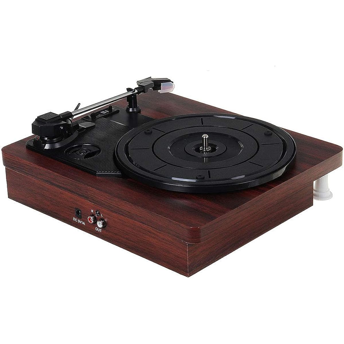 Retro Player Stereo Vinyl Record Turntable Player 3 Speed Gramophone PH 2.0 Stereo 33 45 78 RPM Gramophone Recorder