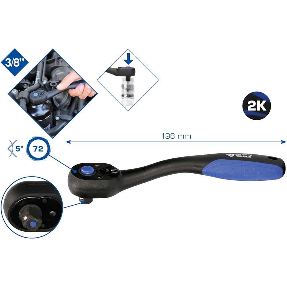 KS Tools 3/8" Reversible Ratchet BT021900