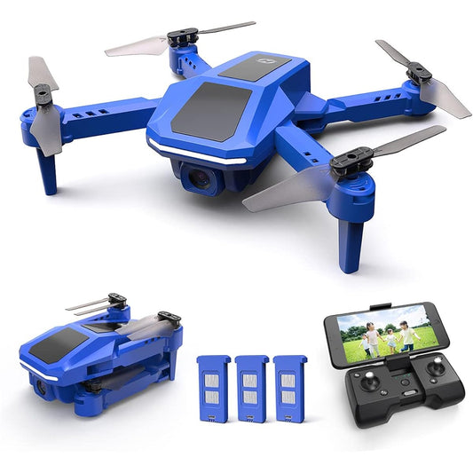 e, Indoor, Toy Drone, Foldable, For Beginners, Hand Throwing Take-off Mode, Trajectory Flight Mode, 360° Somersault, Altitude Maintenance, 2.4GHz, 4CH, Mode 1/2 Free Switching, Domestically Certified, Birthday Gift, Elementary School Student, HS430, Blue
