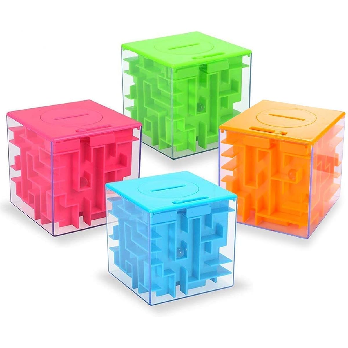 Money Maze Puzzle Box, Twister.CK Money Holder Puzzle Kids Adults Birthday (4PACK)