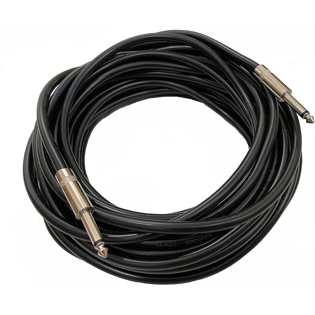 HeyTones 25' 12 Gauge Professional 1/4" TS to 1/4" TS Speaker Cable - 12AWG 25' DJ/PA Speaker Cable Amplifier Connection Wire