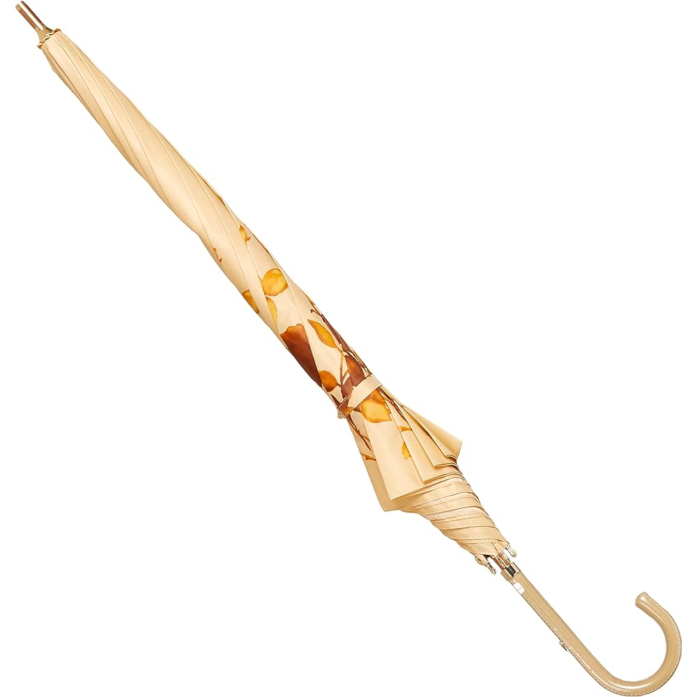 [Moonbat] LANVIN COLLECTION Rain Long Umbrella Lightweight 60cm Floral Print Beige 4522408972353 Women's 21-083-10575-00-21-60 Beige Outer rib length 60cm