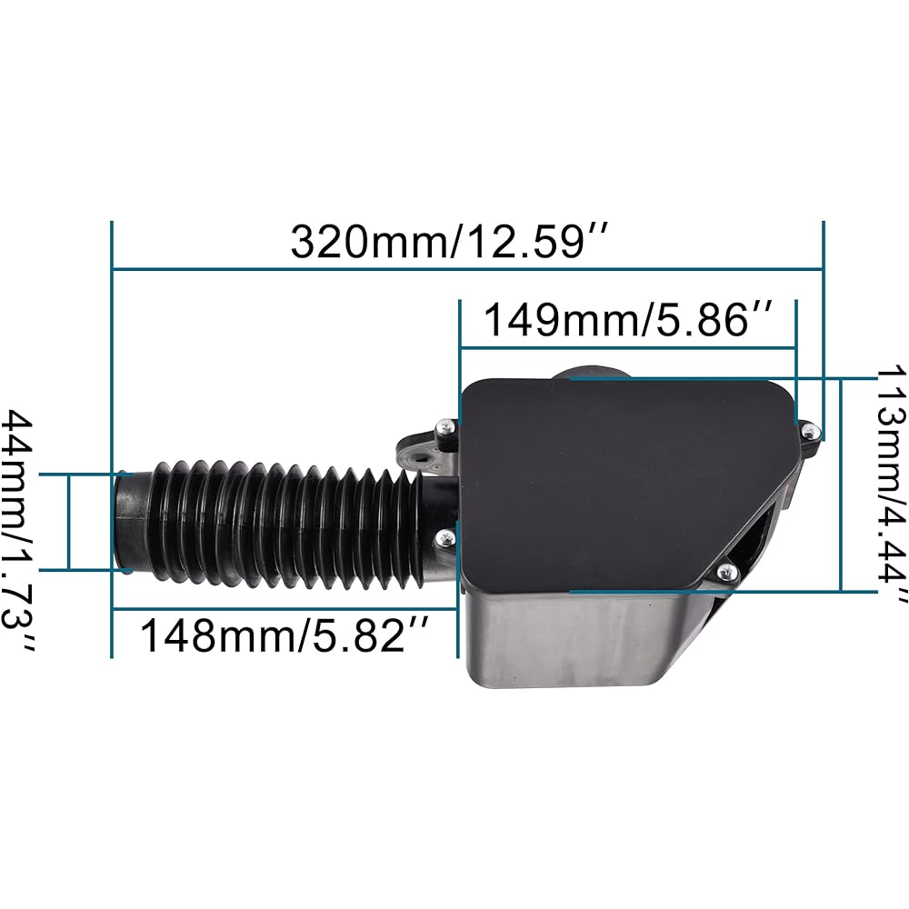 GOOFIT 44mm Air Filter 150cc GY6 ATV Go Kart Four Wheel Vehicle Moped Scooter Dune Buggy
