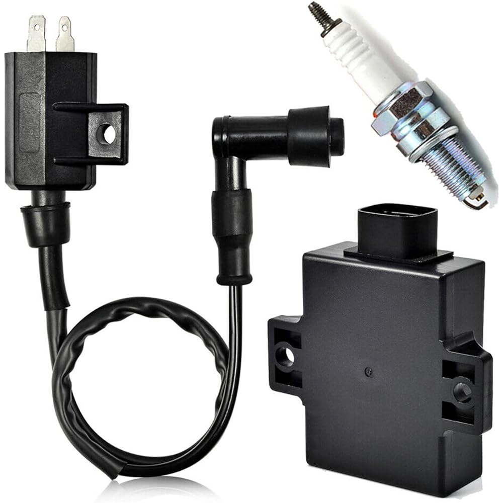 MOTO1988 Igniter CDI & Ignition Coil for Kawasaki Bayou 220 Bayou 250 1996-2011 21121-1160 21119-1457