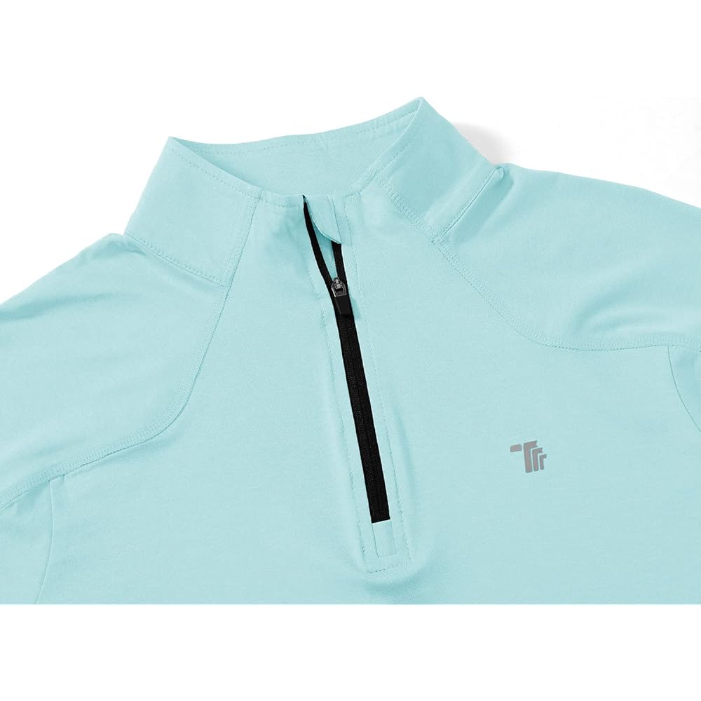 [YSENTO] Long T-Shirt, Women's Sports T-Shirt, Fitness Shirt, Long Sleeve T-Shirt, Half Zip Up, Golf Wear, Running, Trekking, Quick Drying Shirt, Multicolor