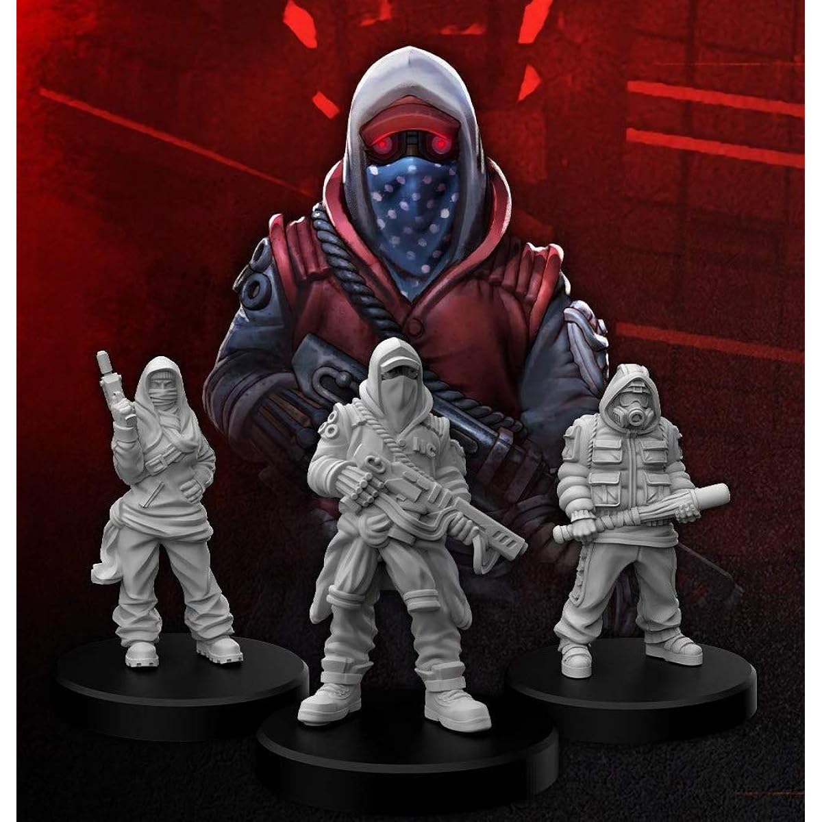 Cyberpunk Red RPG: Miniatures - Combat Zoners C